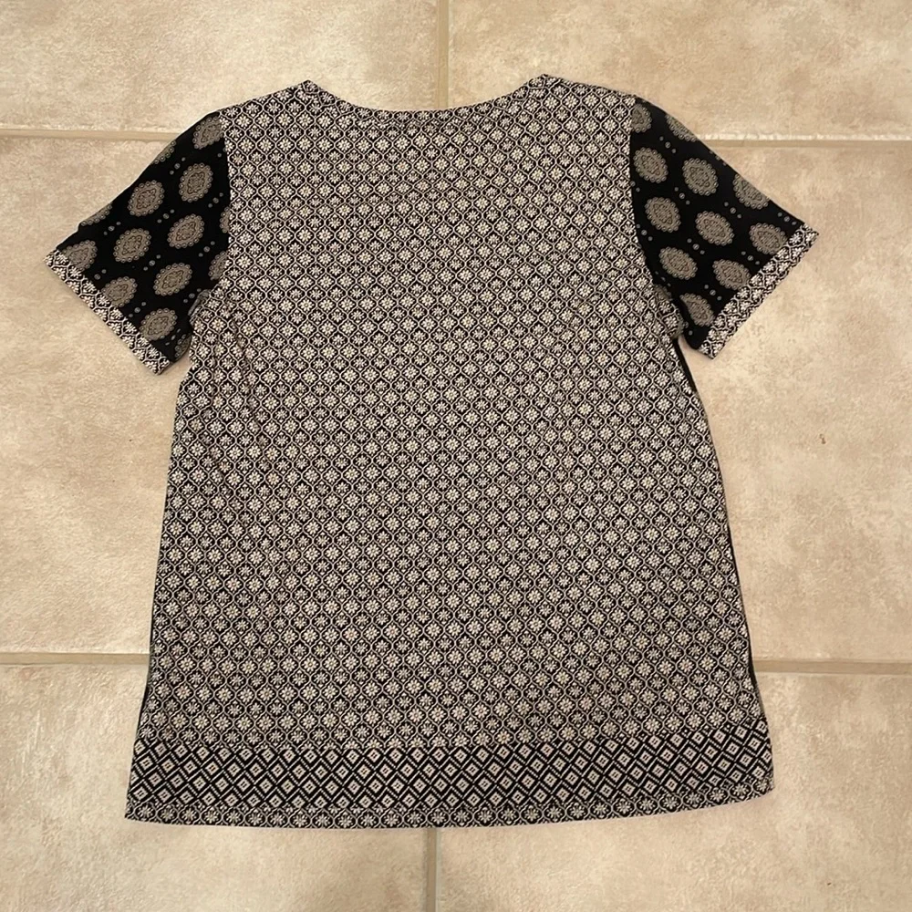 J. Crew Boho Short Sleeve Blouse